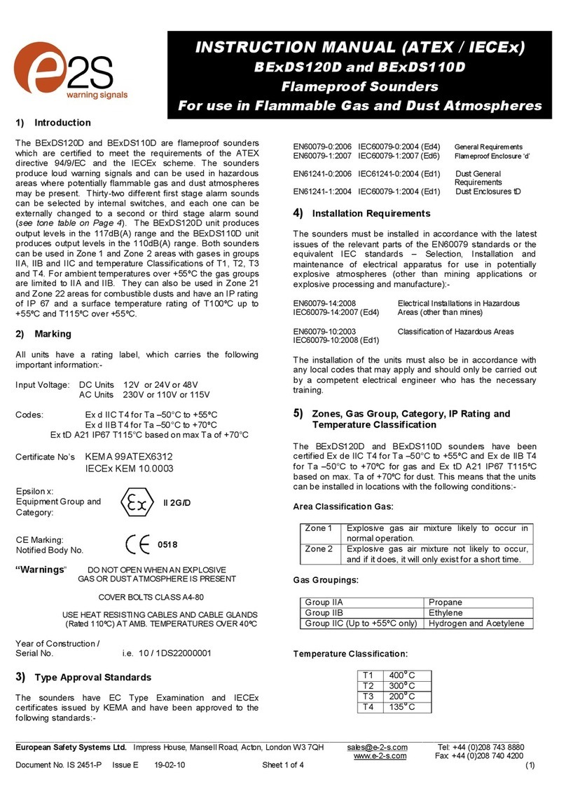 Incite Fire BExDS120D instruction manual