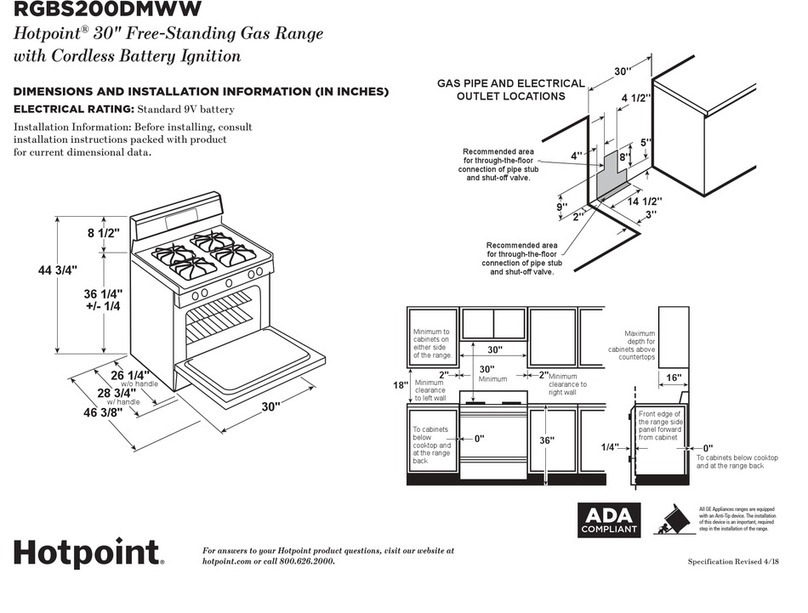 Hotpoint RGBS200DMWW Manual