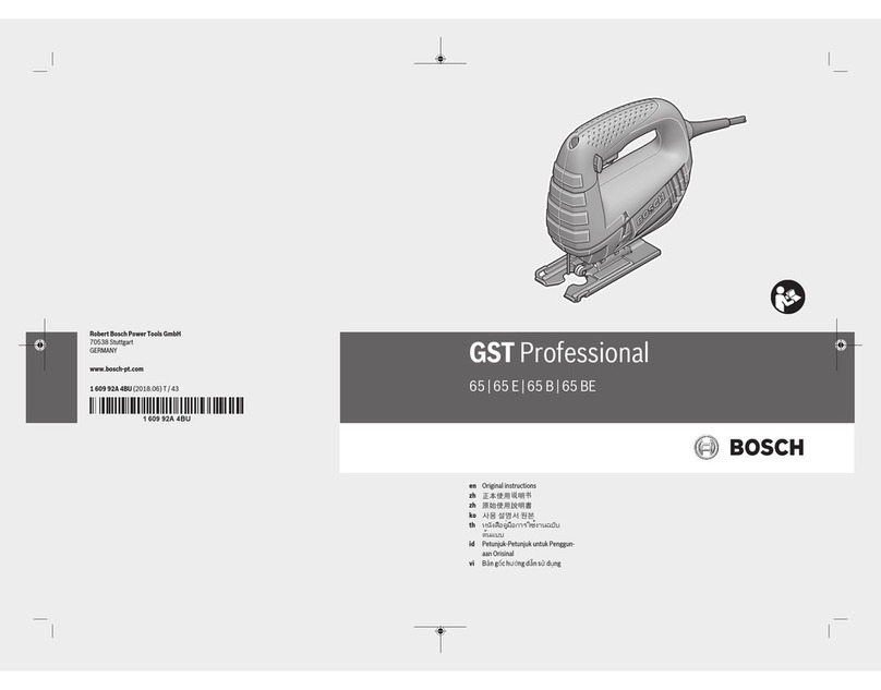 Bosch GST Professional 65 User manual