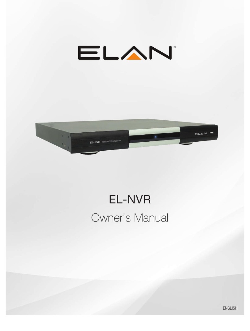 Elan EL-NVR series owner's manual