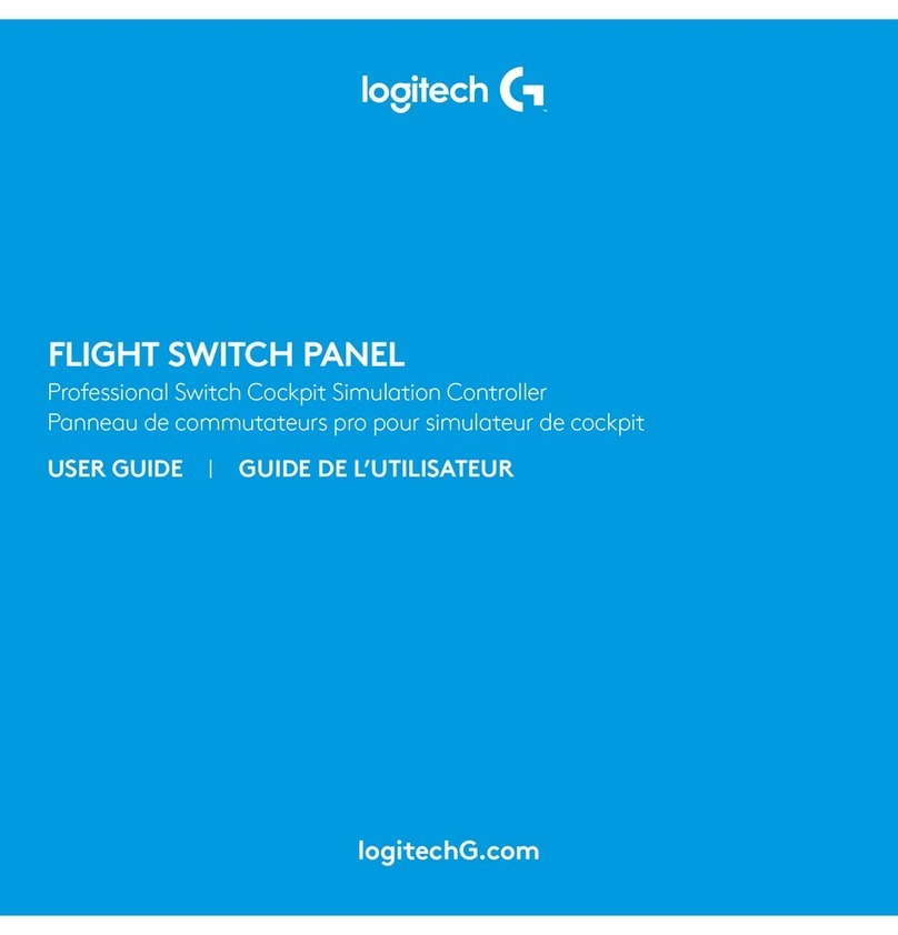 Logitech G FLIGHT SWITCH PANEL user guide