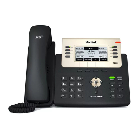 Yealink T27G User manual