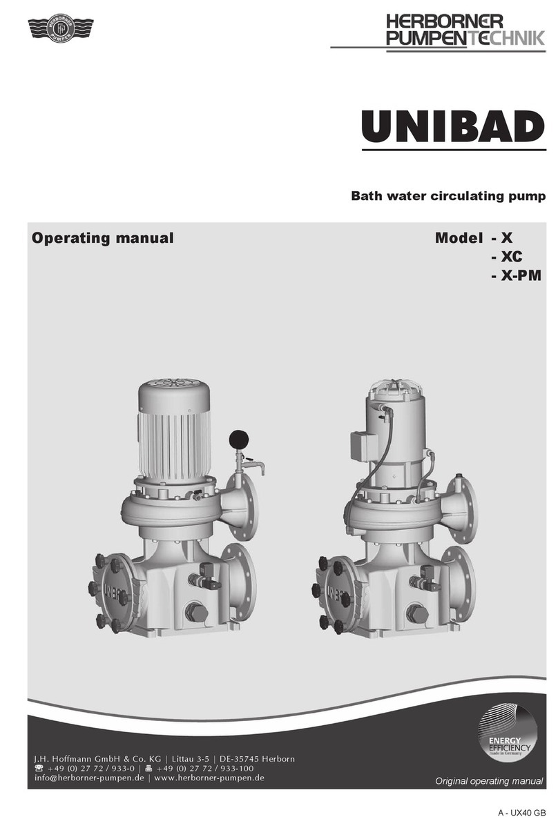 HERBORNER pumpentechnik UNIBAD-X operating manual HERBORNER pumpentechnik UNIBAD-X operating manual