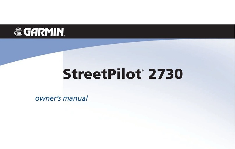 Garmin StreetPilot 2730 User manual Garmin StreetPilot 2730 User manual