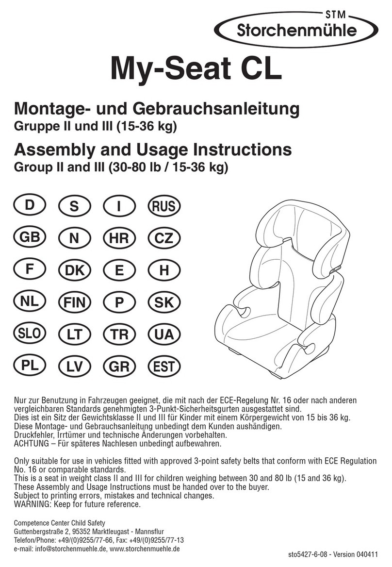 STM Storchenmuehle My-Seat CL Assembly and usage instructions
