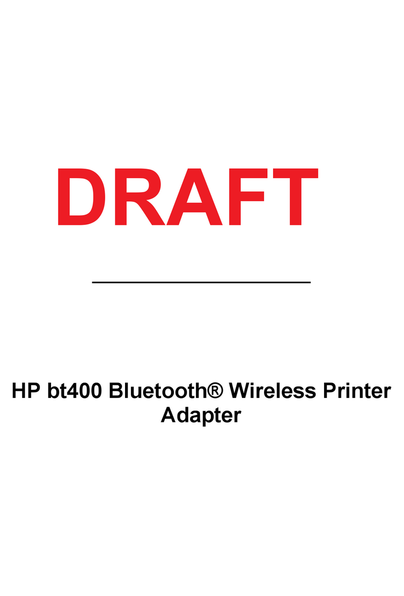 HP BT400 User manual