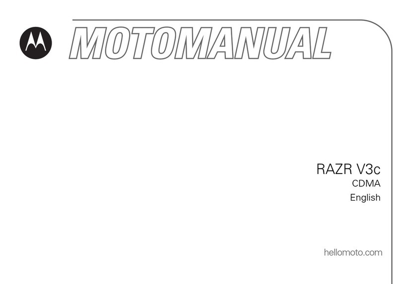 Motorola RAZR V3C User manual