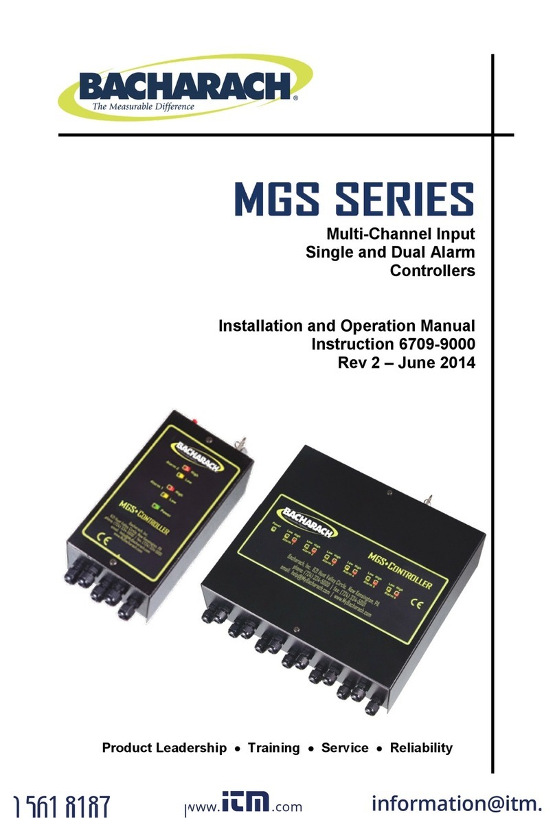 Bacharach MGS SERIES User manual