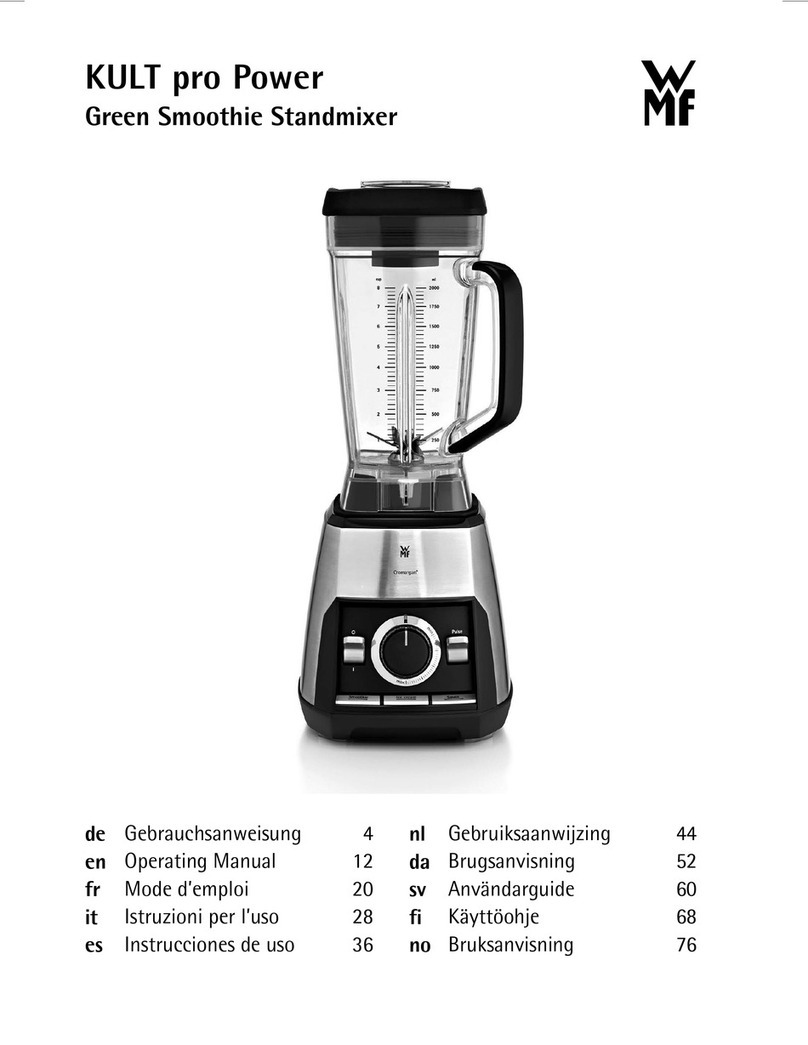 WMF KULT pro Power operating manual
