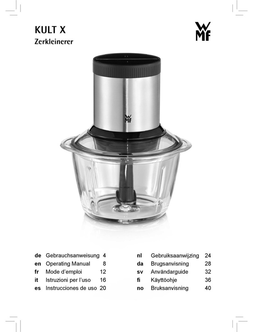 WMF KULT X operating manual