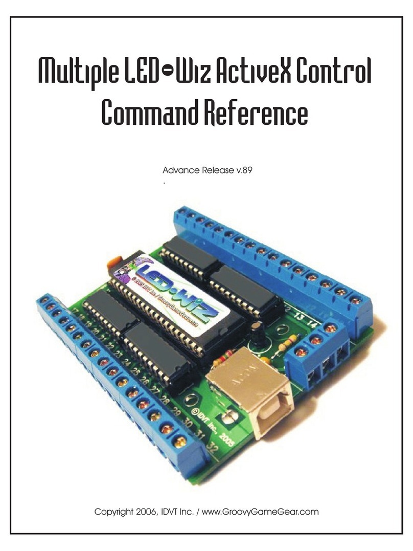 IDVT LED-Wiz Command reference