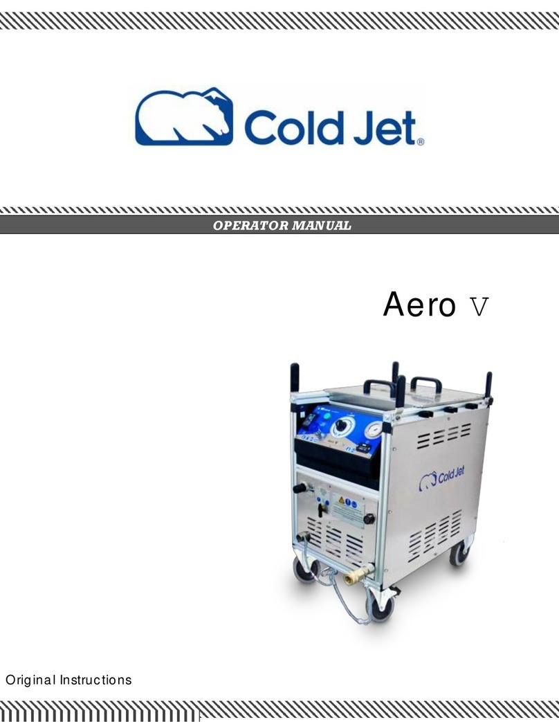 Cold Jet Aero V Operator's manual