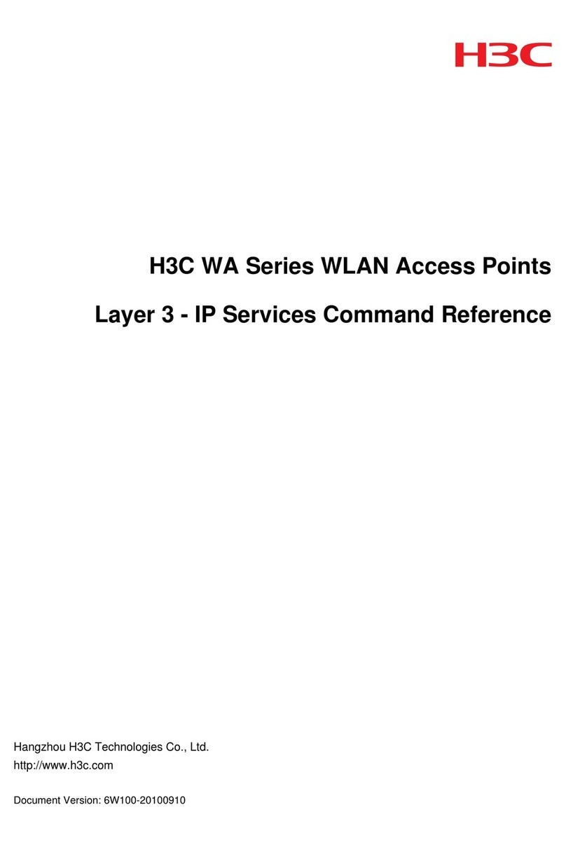 H3C WA2600 Series Command reference