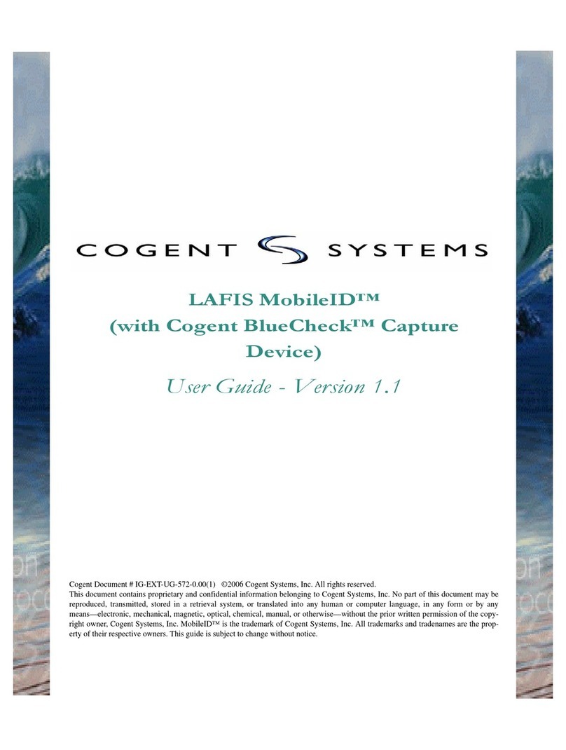 Cogent Systems BlueCheck user guide