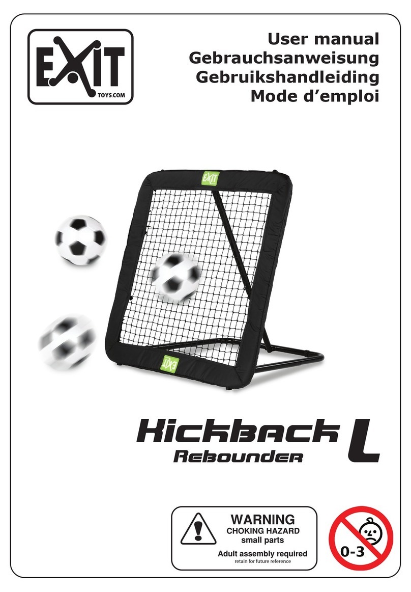 EXIT Toys Kickback Rebounder L User manual