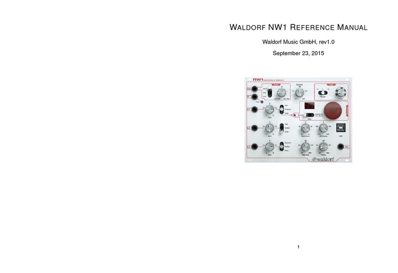 Waldorf NW1 Reference manual
