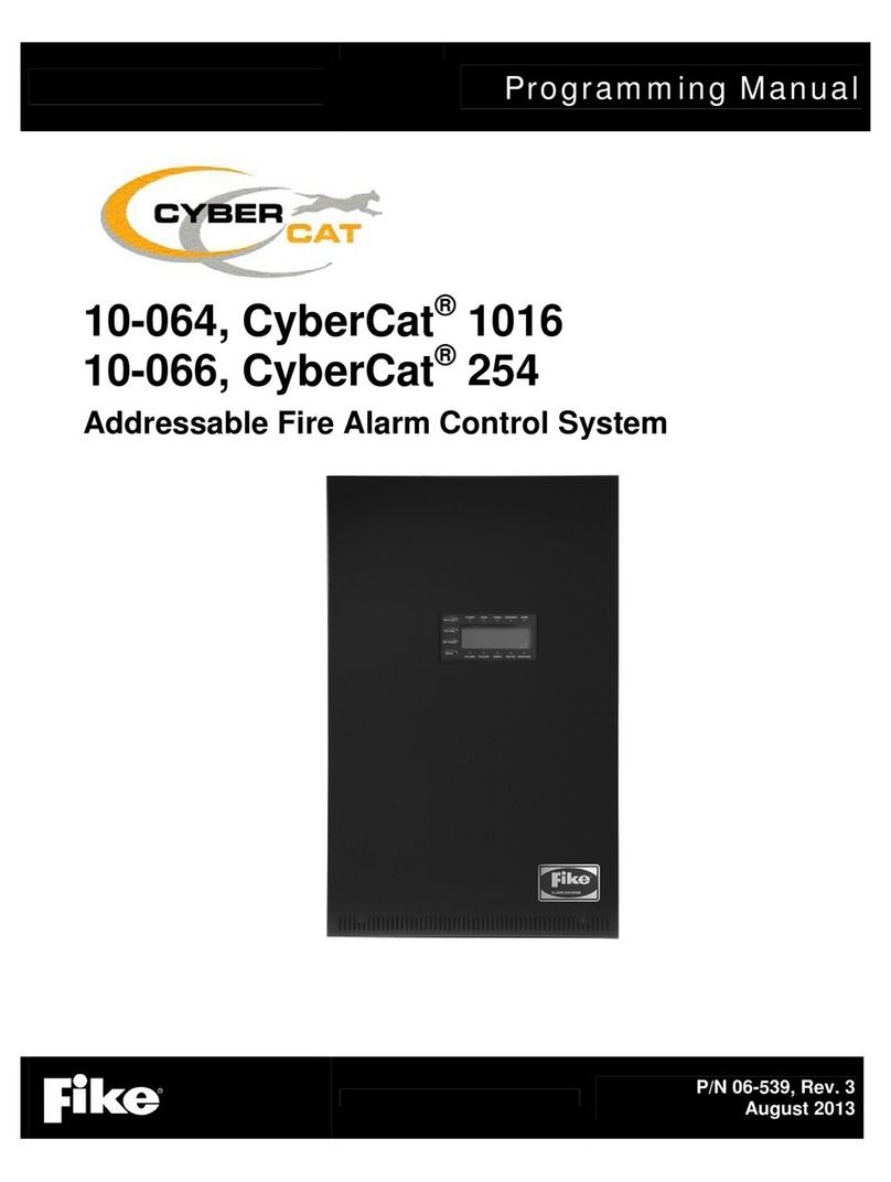Fike CyberCat 1016 Owner's manual