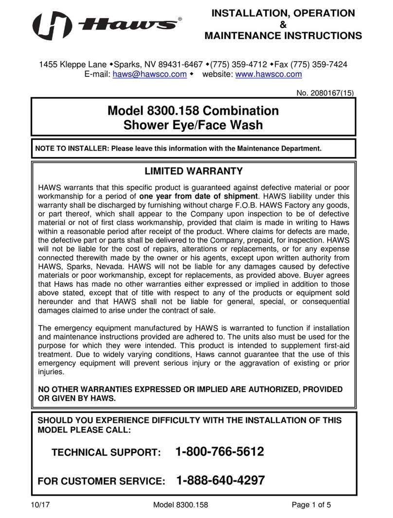 Haws 8300.158 Guide
