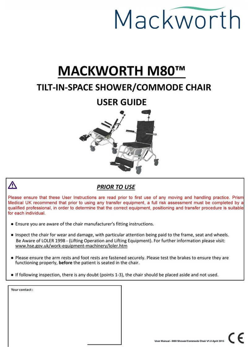 Prism Medical UK Mackworth M80 user guide