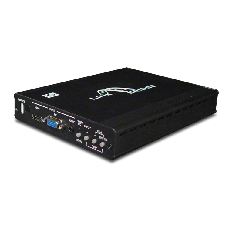 Broadata LINK BRIDGE LBC-HDMI-R-SCL user manual