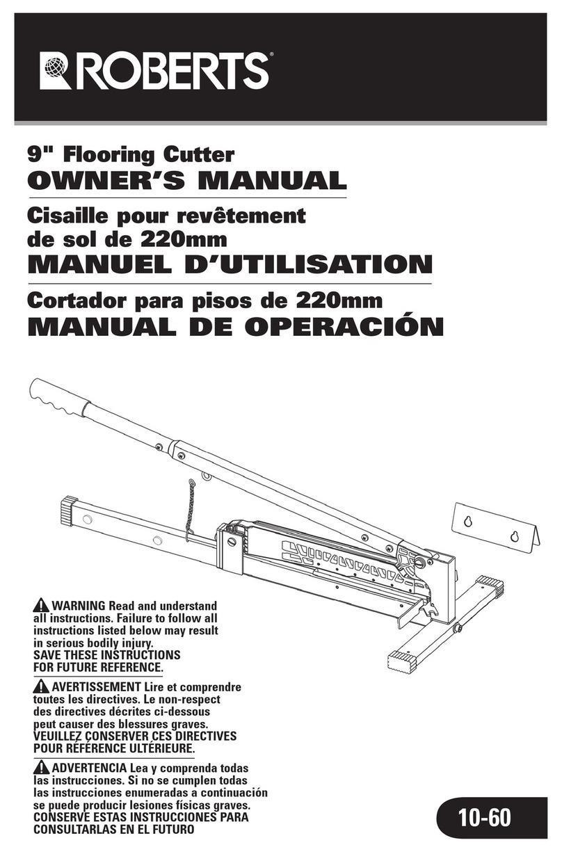 Roberts 10-60 owner's manual