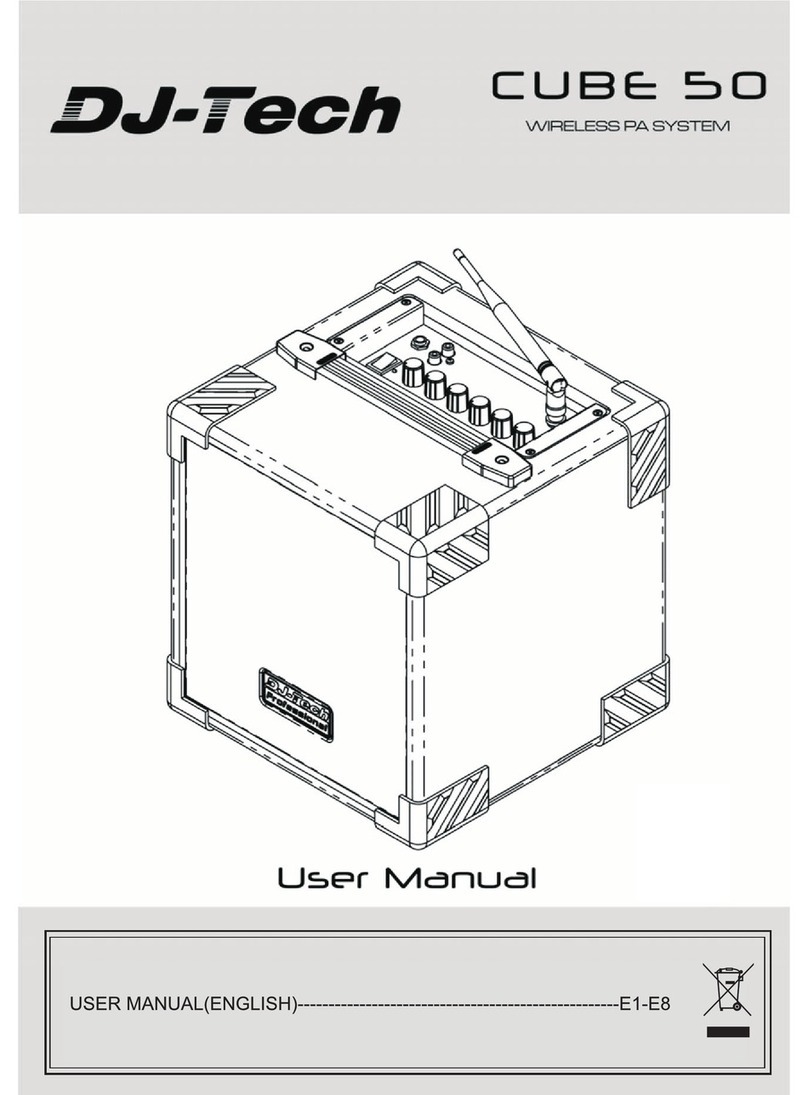 DJ-Tech Cube 50 user manual