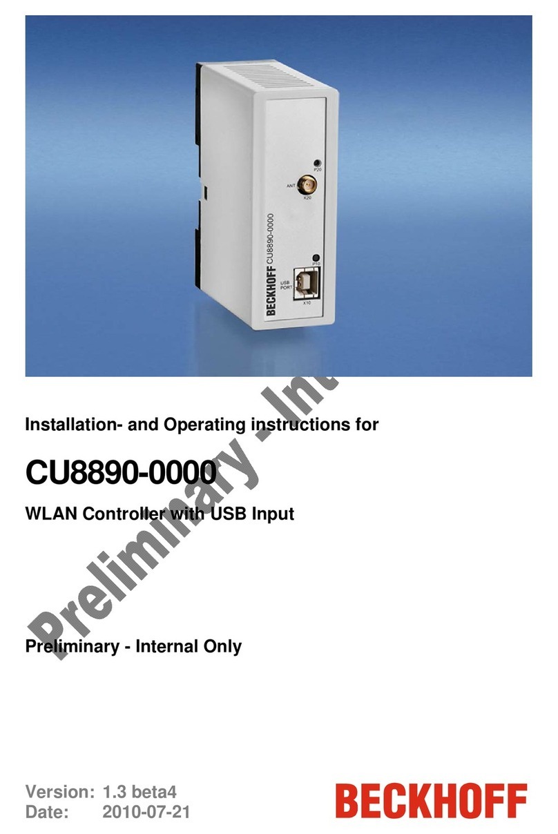 Beckhoff CU8890-0000 User manual