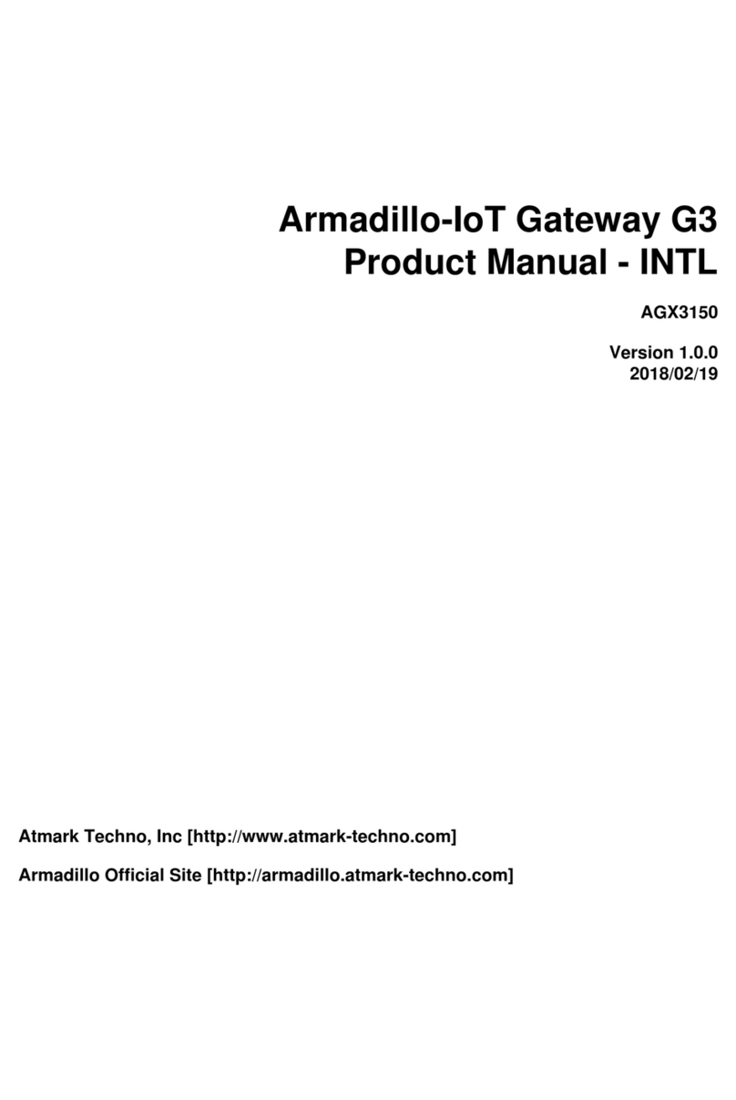 Atmark Armadillo-IoT Gateway G3 product manual