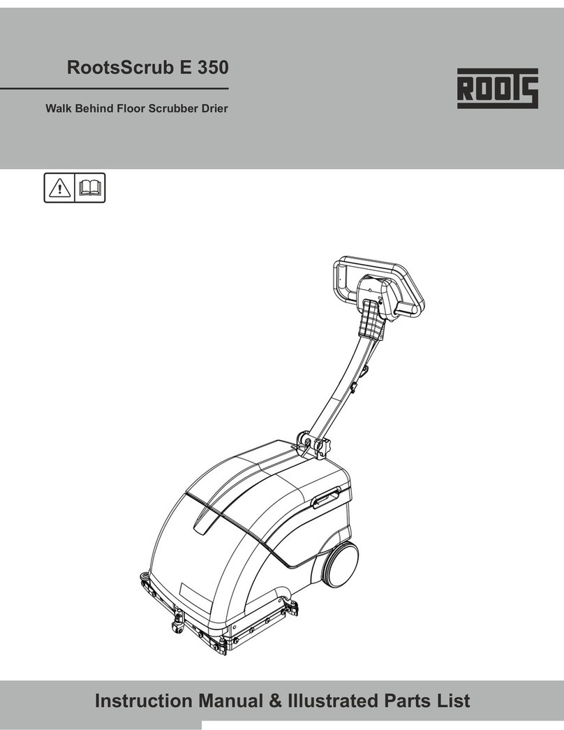 ROOTS RootsScrub E 350 User manual ROOTS RootsScrub E 350 User manual