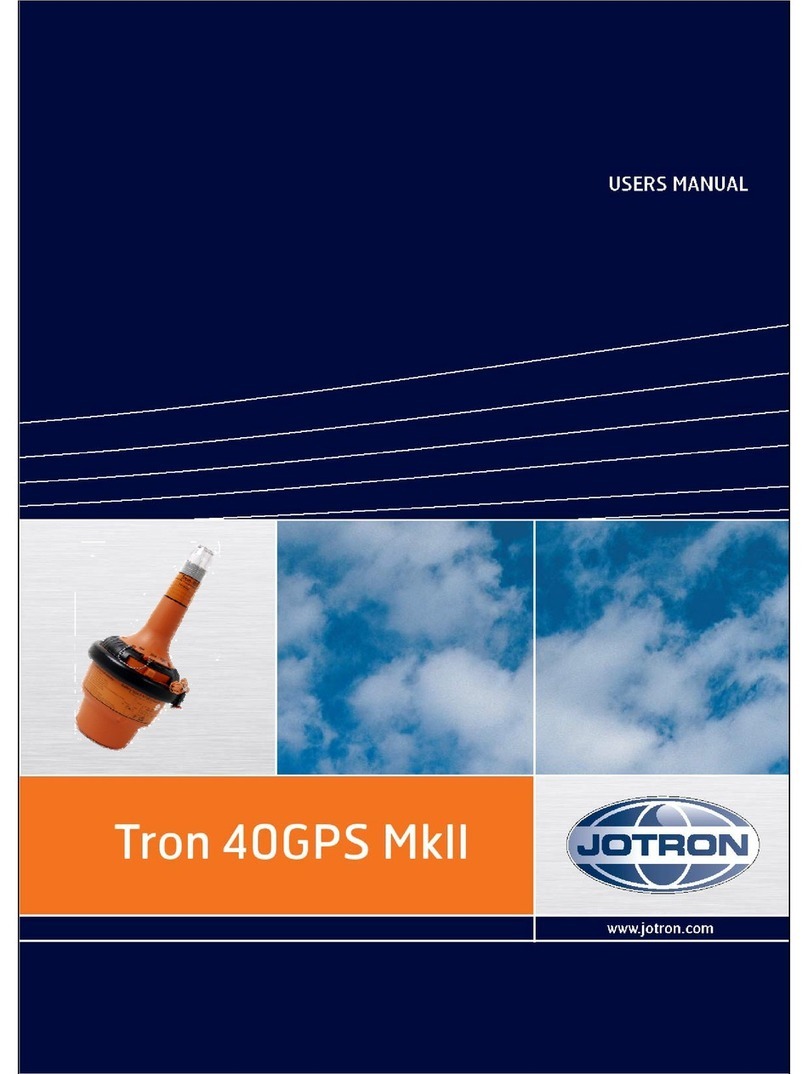jotron Tron 40GPS Mk II User manual
