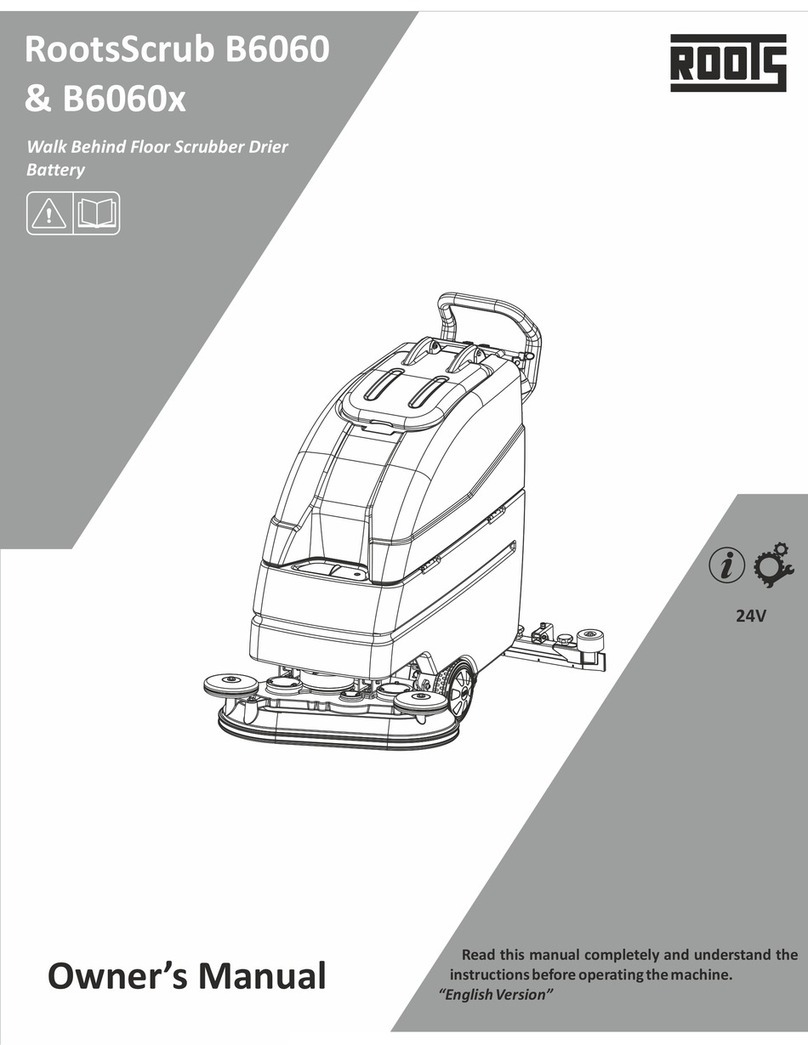 ROOTS RootsScrub B6060 owner's manual