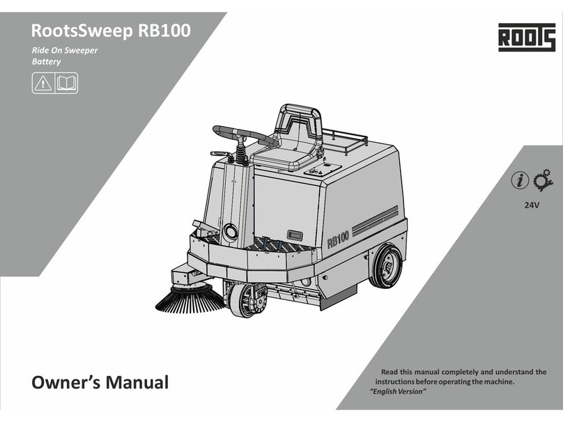 ROOTS RootsSweep RB100 User manual ROOTS RootsSweep RB100 User manual