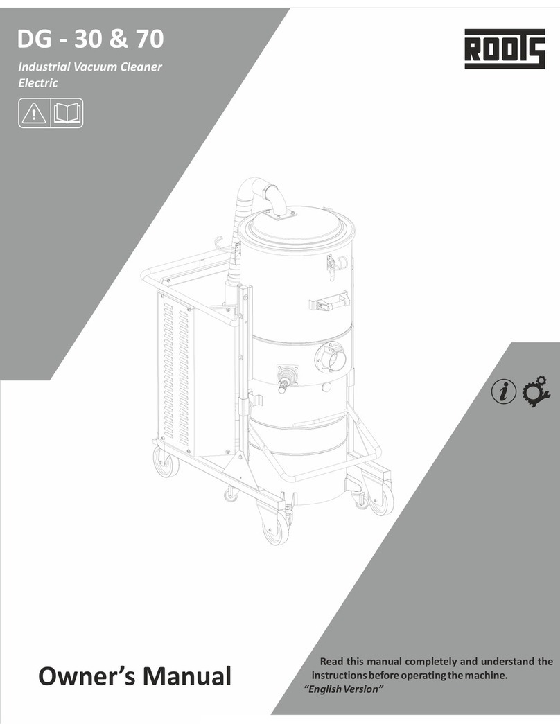 ROOTS DG-30 owner's manual