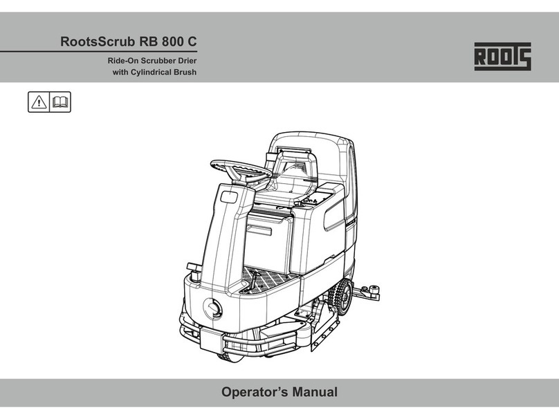 ROOTS RootsScrub RB 800 C User manual ROOTS RootsScrub RB 800 C User manual