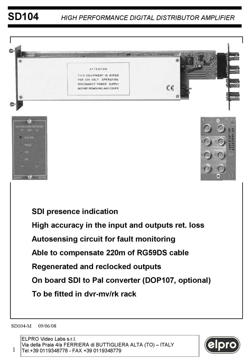 ELPRO SD104 manual