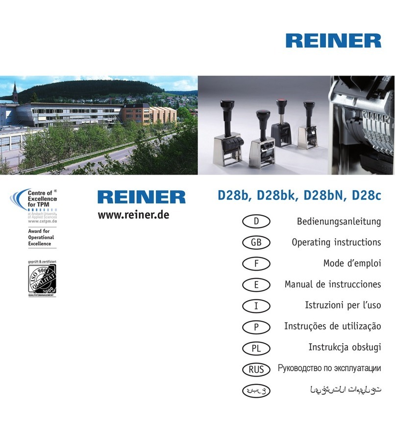 Reiner D28b User manual