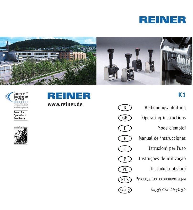 Reiner K1 User manual