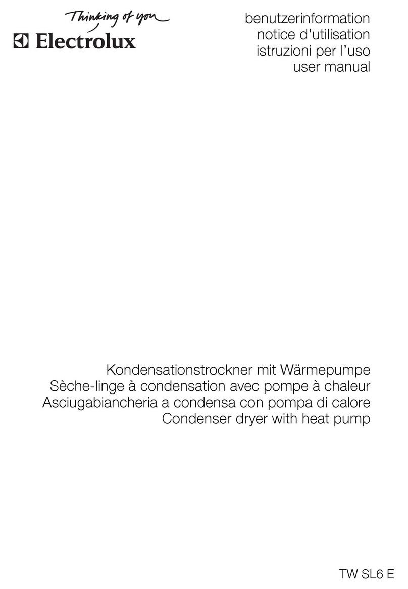 Electrolux TW SL6 E User manual