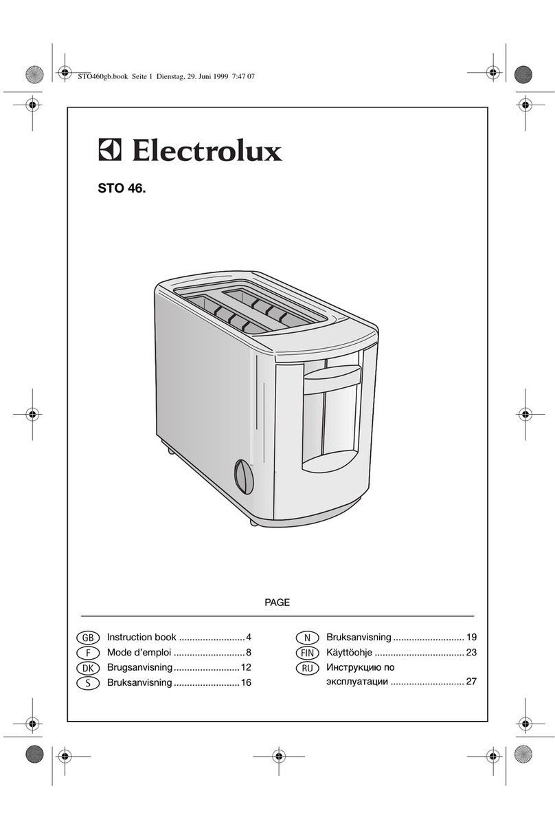 Electrolux STO 46 series User manual