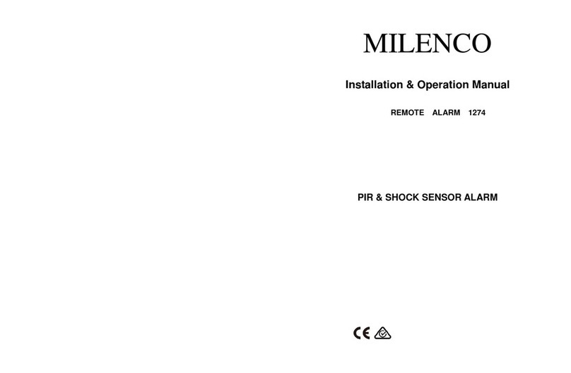 Milenco 1274 Installation & operation manual