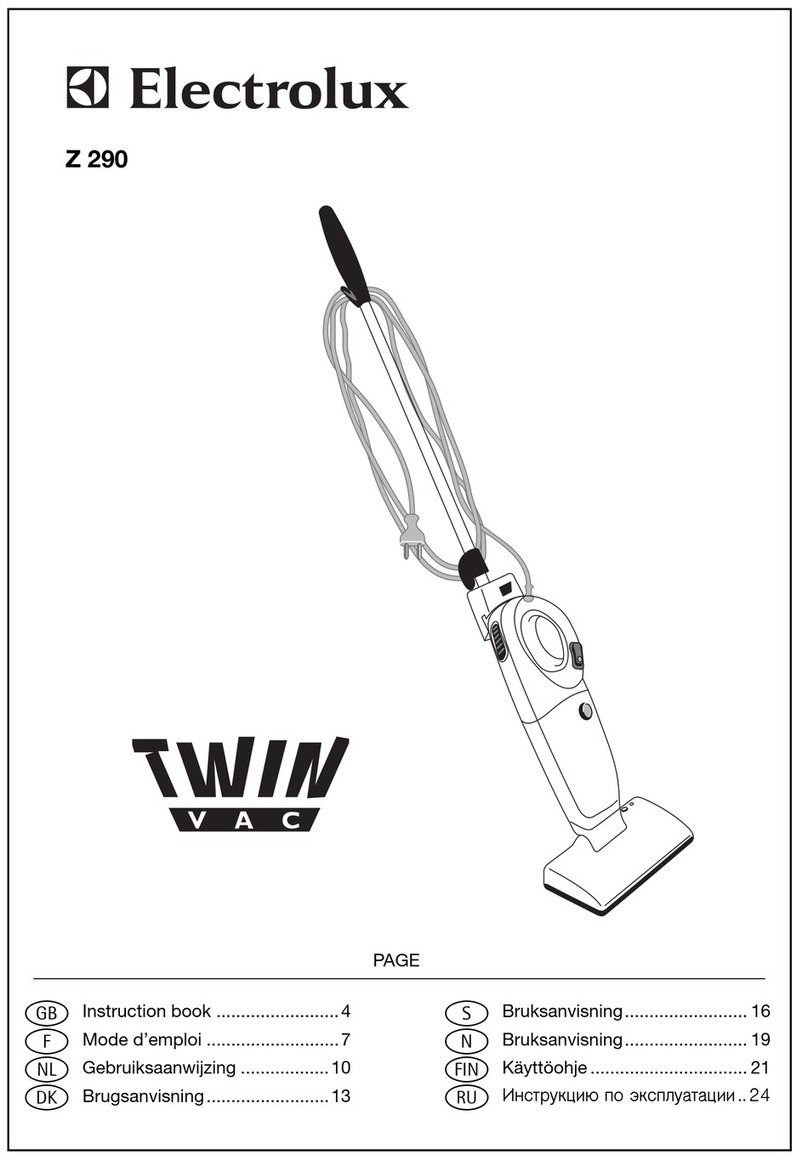 Electrolux TWIN VAC Z 290 User manual