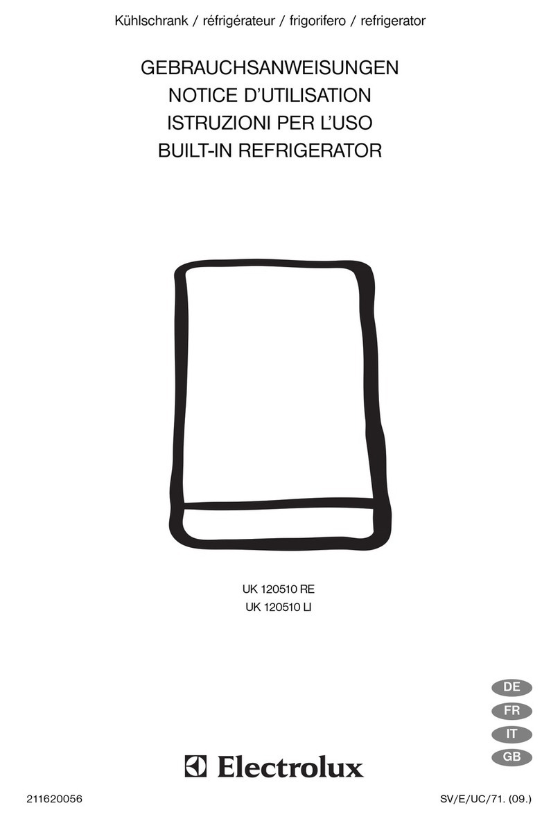Electrolux UK 120510 RE User manual