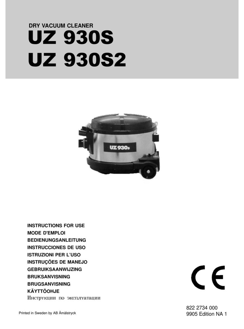 AEG UZ 930S User manual AEG UZ 930S User manual