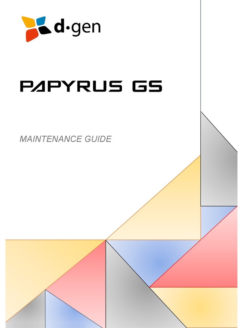 d.gen Papyrus G5 Operating manual