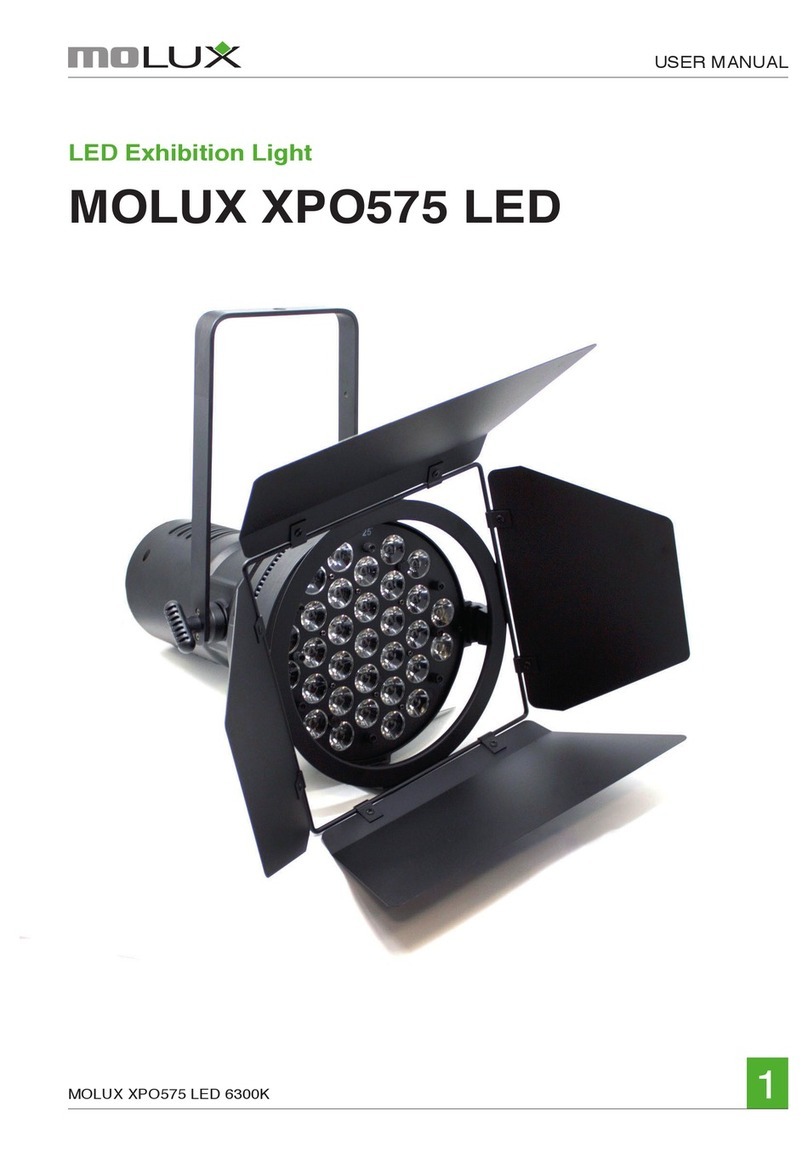 Molux XPO575 LED user manual
