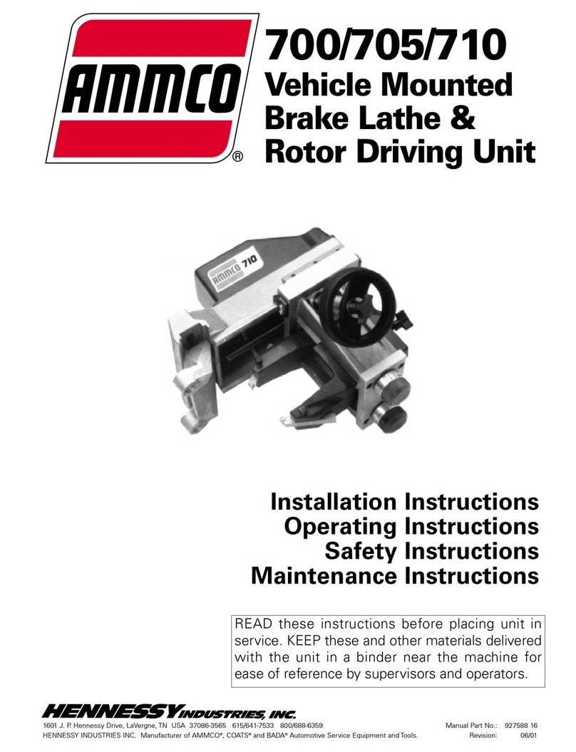 AMMCO 700 Installation and operating instructions