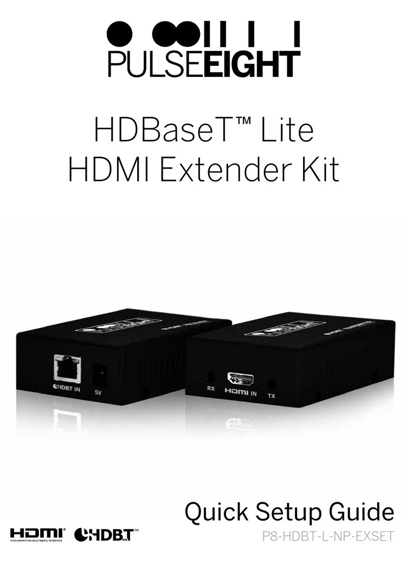 PULSEEIGHT HDBaseT Lite Quick setup guide