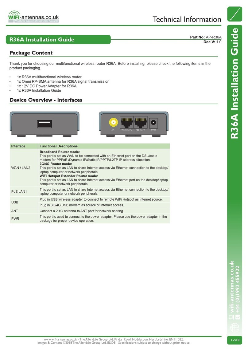 WIFI-Antennas R36A installation guide WIFI-Antennas R36A installation guide