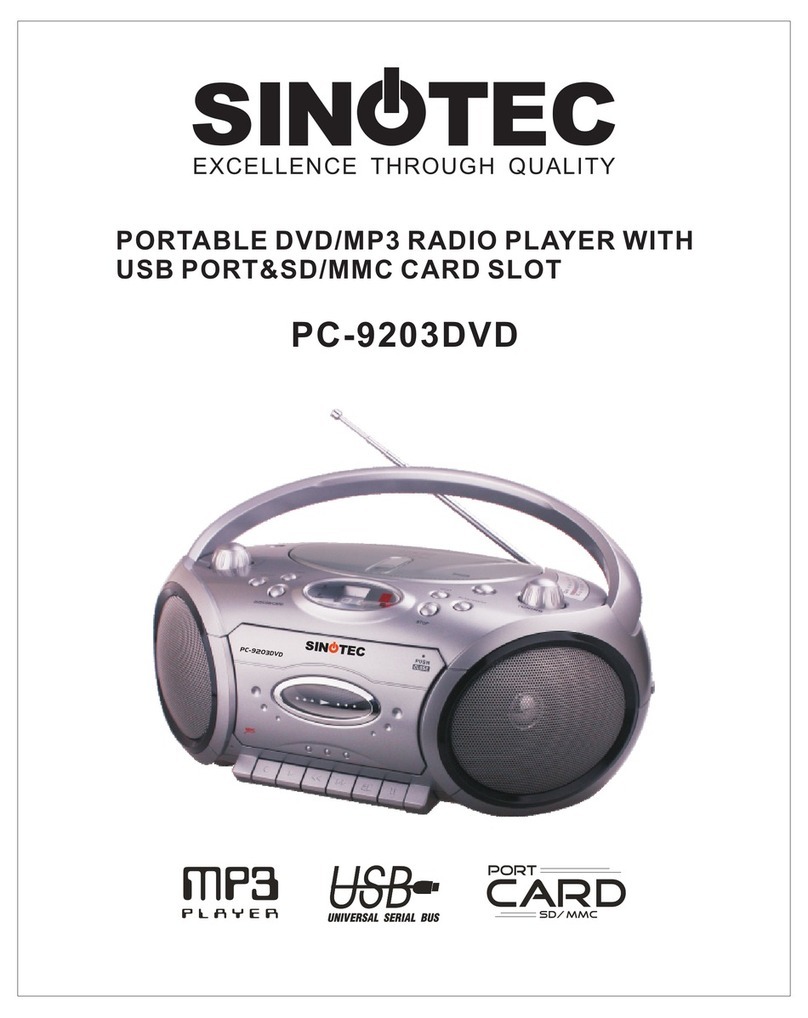 Sinotec PC-9203DVD manual