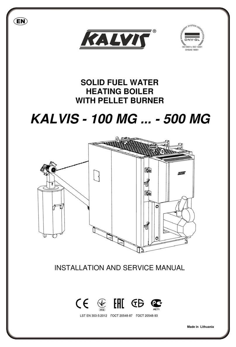 Kalvis Kalvis-100MG Installation and service manual